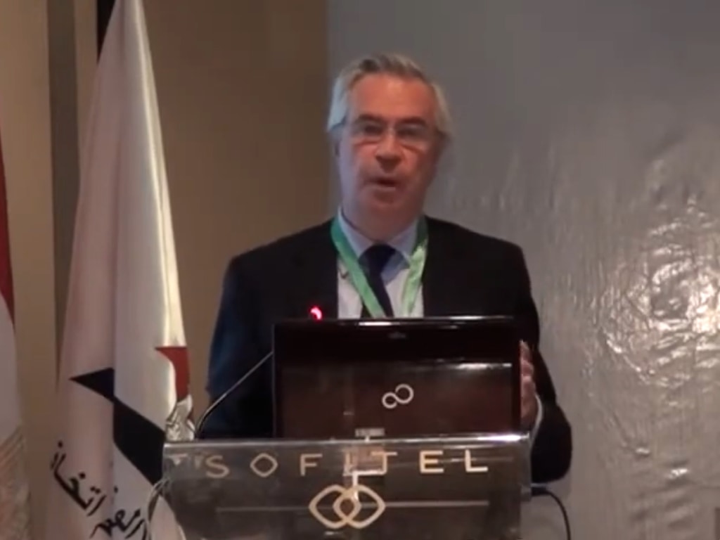 Intervención de Charles Powell en El Cairo. - Fundación Transición Española